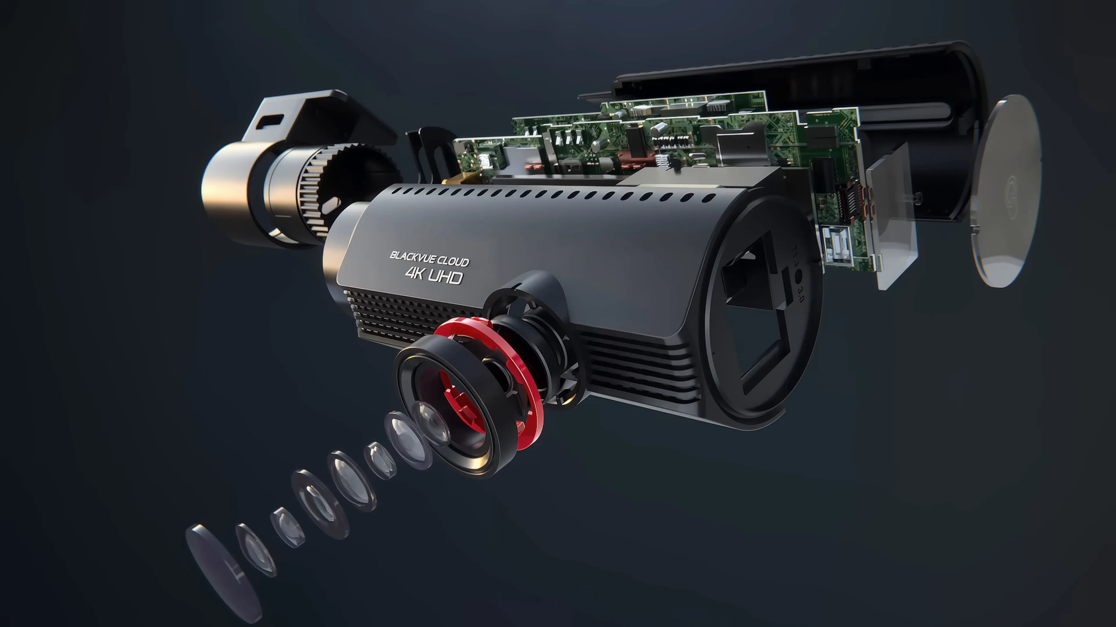 Camera BlackVue ELITE 10 în secțiune: optica, plăcile și carcasa